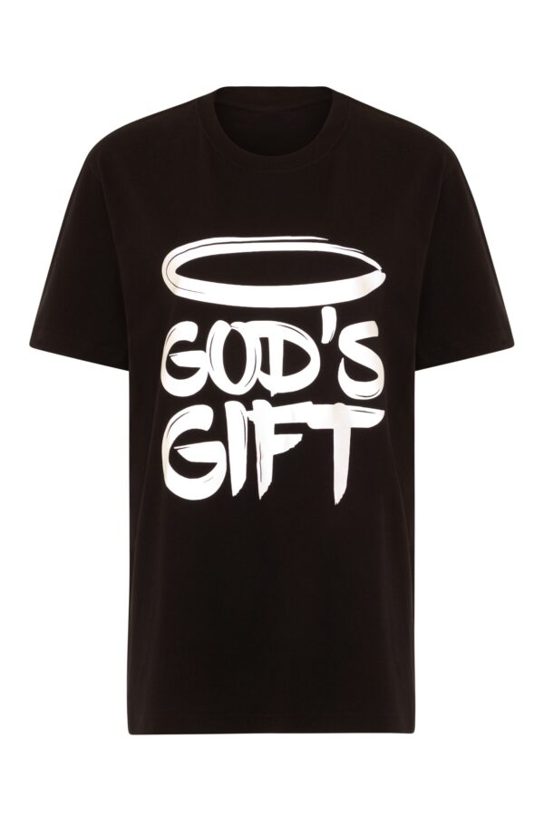 Black And white Male T-Shirt